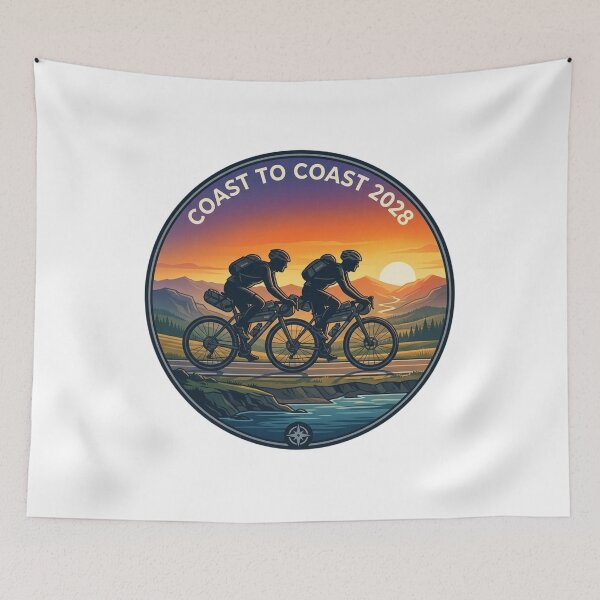 Item preview, Vintage Coast to Coast Surf & Road Trip Graphic designed and sold by Wear Sculpt.