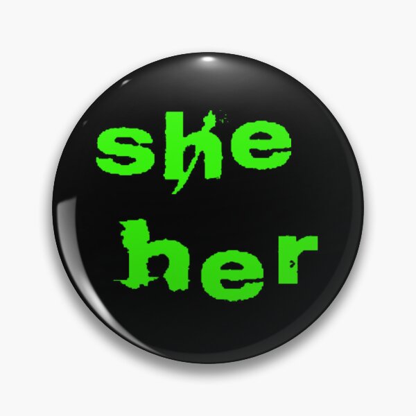 Item preview, she/her pronouns designed and sold by stevo-O.
