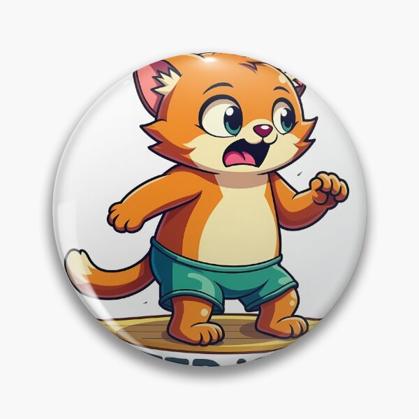 Item preview, Surfer Cat Wipeout designed and sold by BysonDesigns.