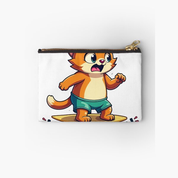 Item preview, Surfer Cat Wipeout designed and sold by BysonDesigns.