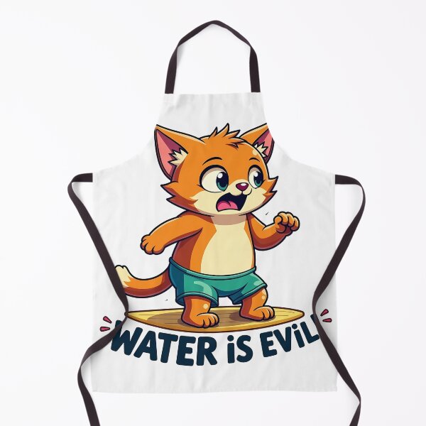 Item preview, Surfer Cat Wipeout designed and sold by BysonDesigns.