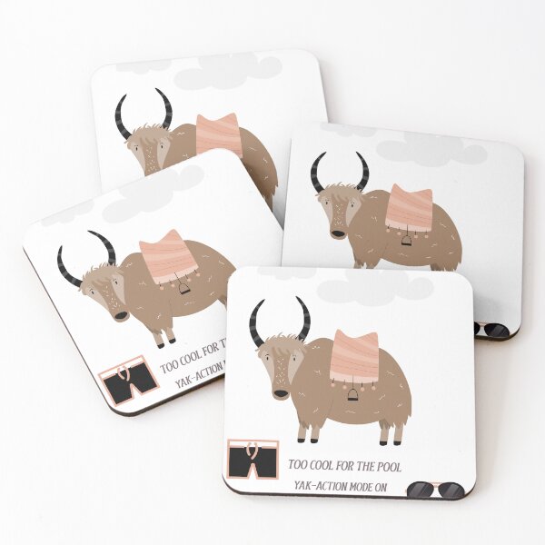 Item preview, Yak On Vacation -Too Cool For The Pool designed and sold by Lola Style.