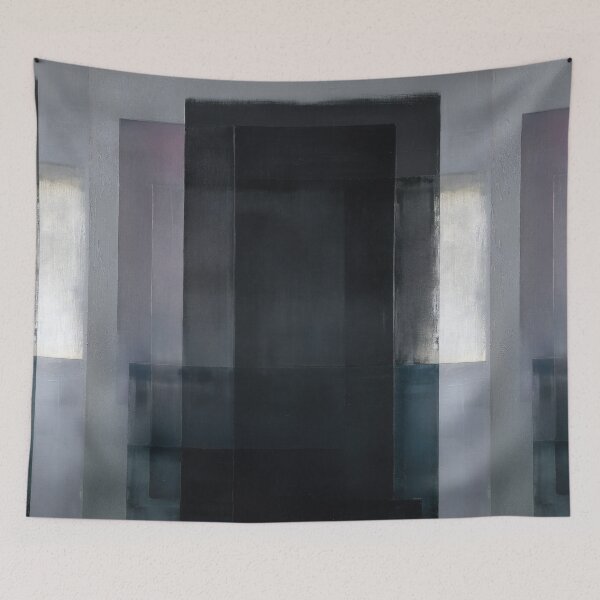 Item preview, Midnight Slate Color Field Abstract designed and sold by Moisky Art.