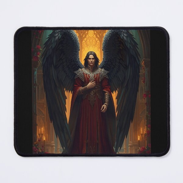 Item preview, Guardian of the Threshold — Dark Gothic Fantasy Art designed and sold by PolarisQuill.