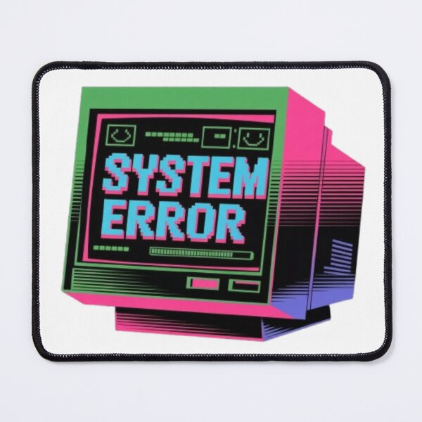 Item preview, System Error Retro Computer T-Shirt – Vaporwave Glitch Tech Design for Gamers, Coders & Retro Tech Fans designed and sold by GemBob Creations.
