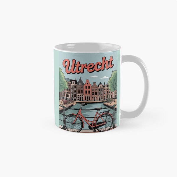 Item preview, Utrecht Bicycle Culture Design – Netherlands Cycling Illustration designed and sold by Timeless Design.