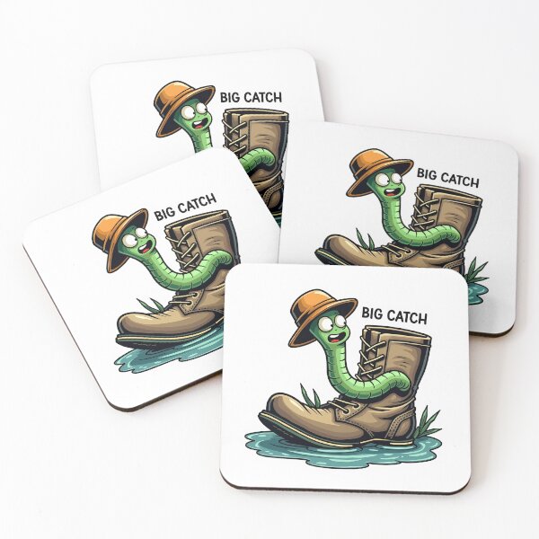 Item preview, Fishing Worm Irony designed and sold by BysonDesigns.