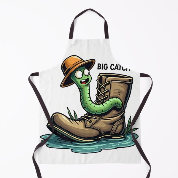 Item preview, Fishing Worm Irony designed and sold by BysonDesigns.
