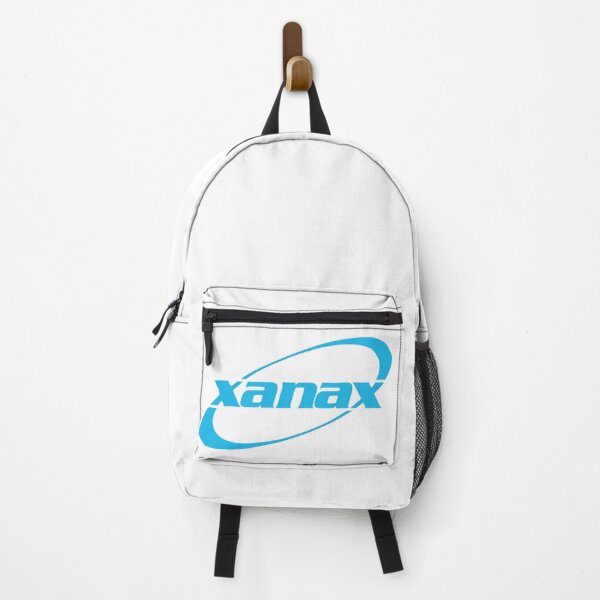 Item preview, Xanax Blue Logo Parody Streetwear Graphic designed and sold by SurfGlitch.