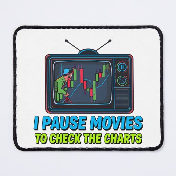 Item preview, I Pause Movies To Check The Charts Funny Trader Shirt designed and sold by KapiPrint.