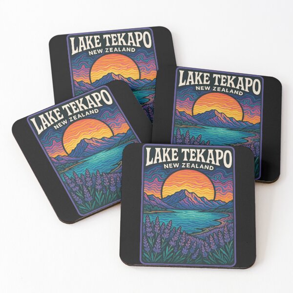Item preview, Lake Tekapo New Zealand Trippy Art designed and sold by TomFrontierArt.