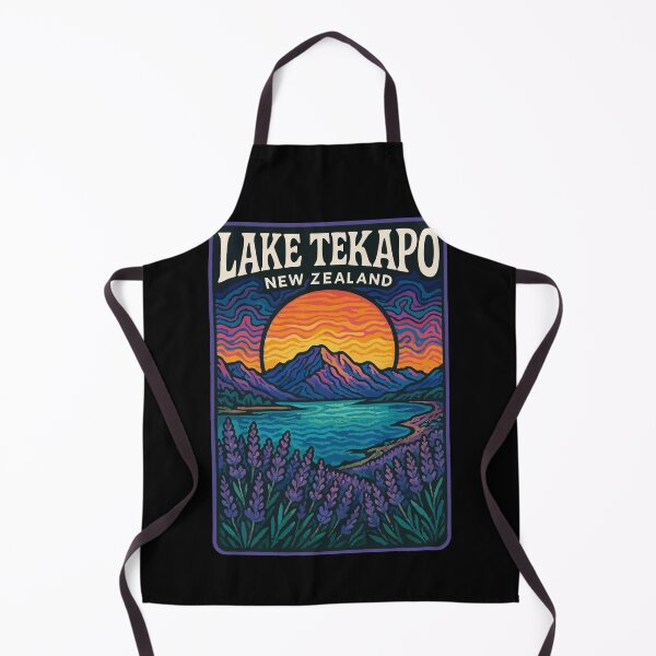 Item preview, Lake Tekapo New Zealand Trippy Art designed and sold by TomFrontierArt.