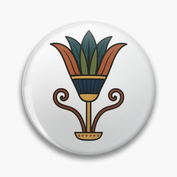 Item preview, Lotus flower Egyptian symbol designed and sold by WirelessChimp.