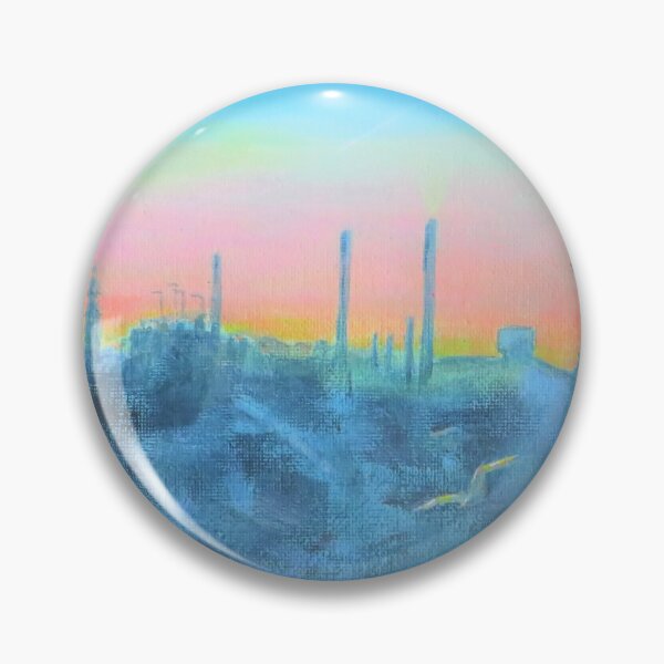 Item preview, Sunrise St helens - Skyline, early morning and bird designed and sold by LittleLiz.
