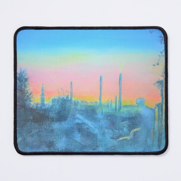 Item preview, Sunrise St helens - Skyline, early morning and bird designed and sold by LittleLiz.