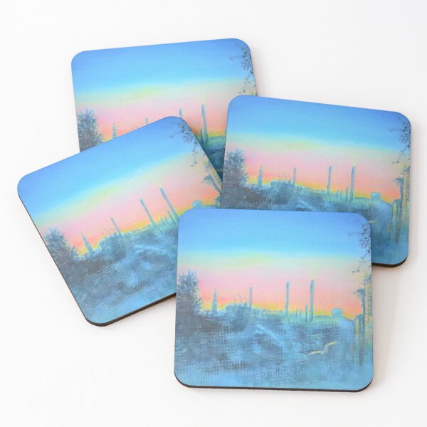 Item preview, Sunrise St helens - Skyline, early morning and bird designed and sold by LittleLiz.