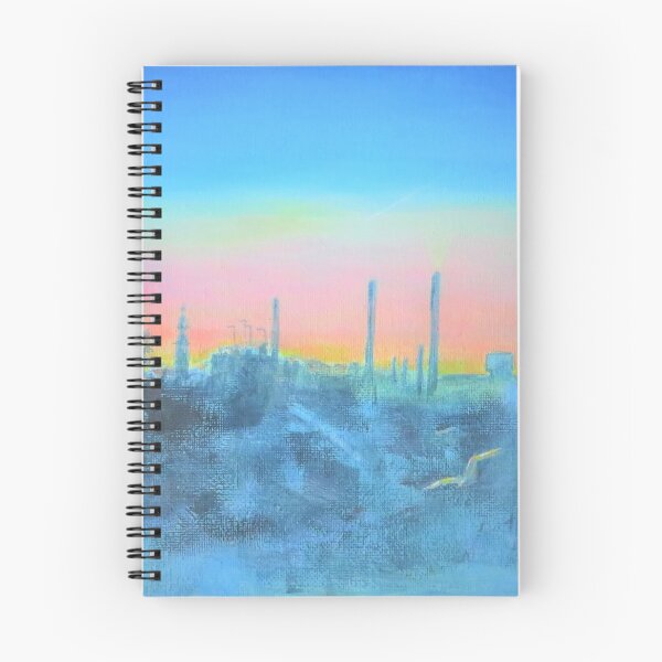 Item preview, Sunrise St helens - Skyline, early morning and bird designed and sold by LittleLiz.