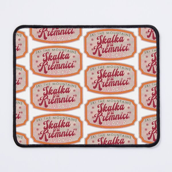 Item preview, Skalka pri Kremnici, Slovakia, Ski, textured skiing badge designed and sold by Wanderful-roads.