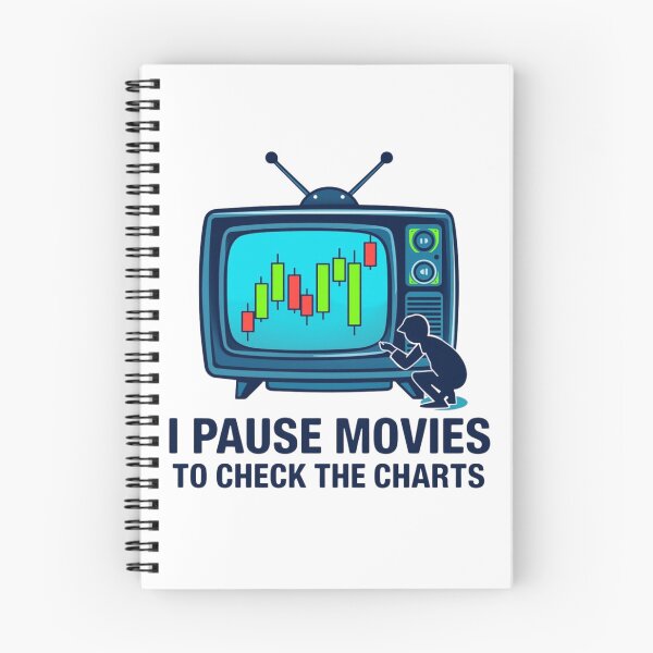 Item preview, I Pause Movies To Check The Charts Funny Trader Shirt designed and sold by KapiPrint.
