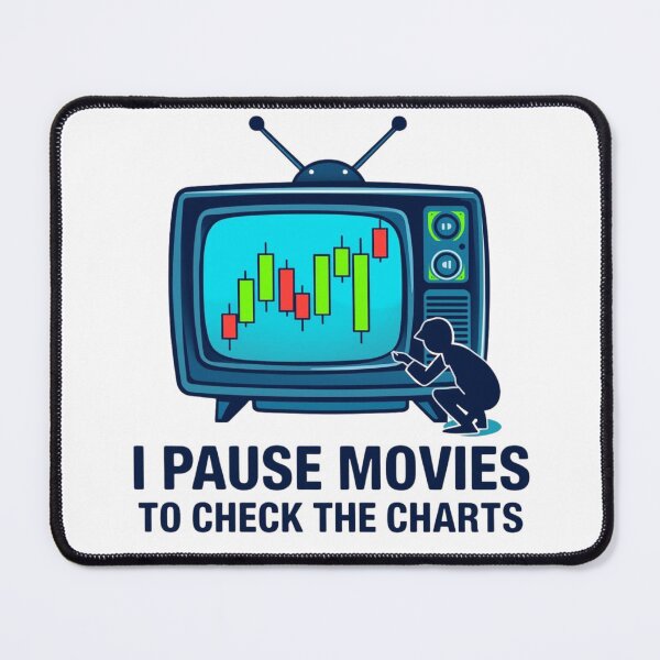 Item preview, I Pause Movies To Check The Charts Funny Trader Shirt designed and sold by KapiPrint.
