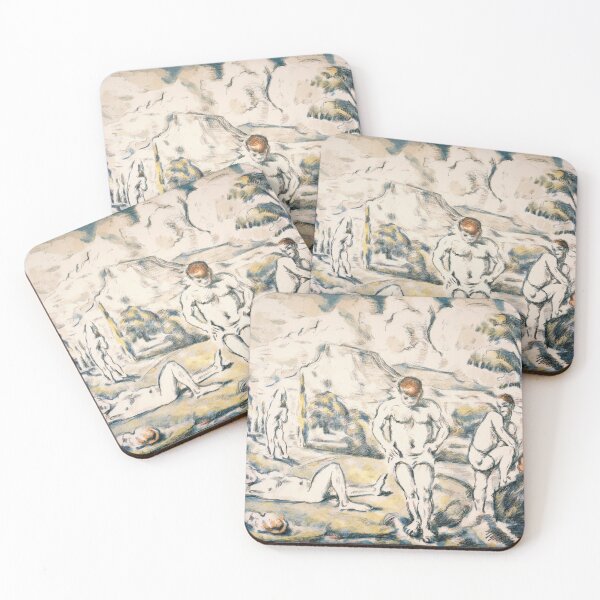 Item preview, The Bathers by Paul Cézanne: Post Impressionist Fine Art Poster designed and sold by artofuniverse.