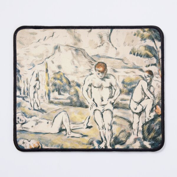 Item preview, The Bathers by Paul Cézanne: Post Impressionist Fine Art Poster designed and sold by artofuniverse.