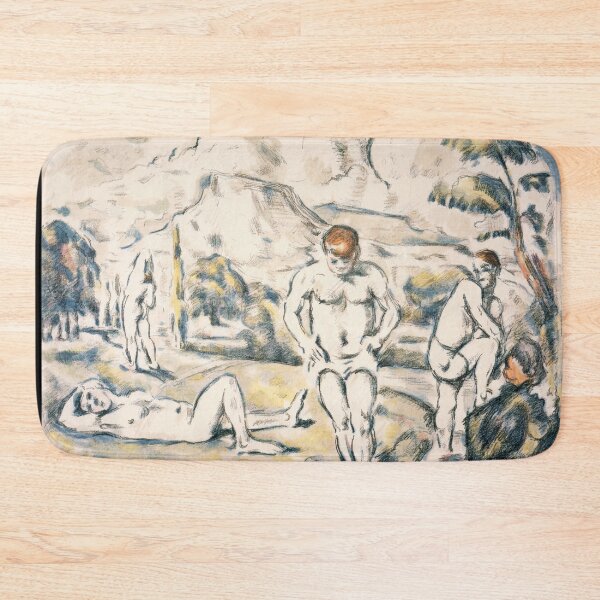 Item preview, The Bathers by Paul Cézanne: Post Impressionist Fine Art Poster designed and sold by artofuniverse.