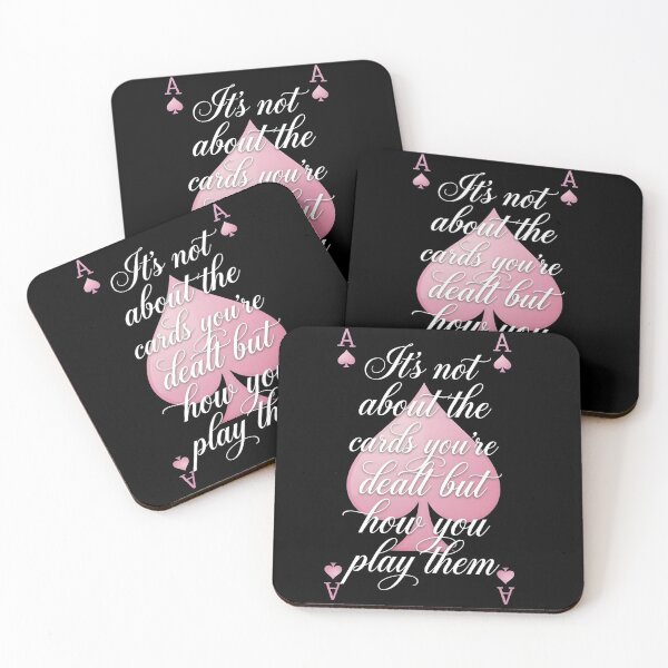 Item preview, It’s Not About The Cards You’re Dealt Poker Motivation Quote designed and sold by VGAfanatic.