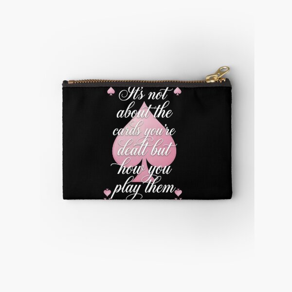 Item preview, It’s Not About The Cards You’re Dealt Poker Motivation Quote designed and sold by VGAfanatic.