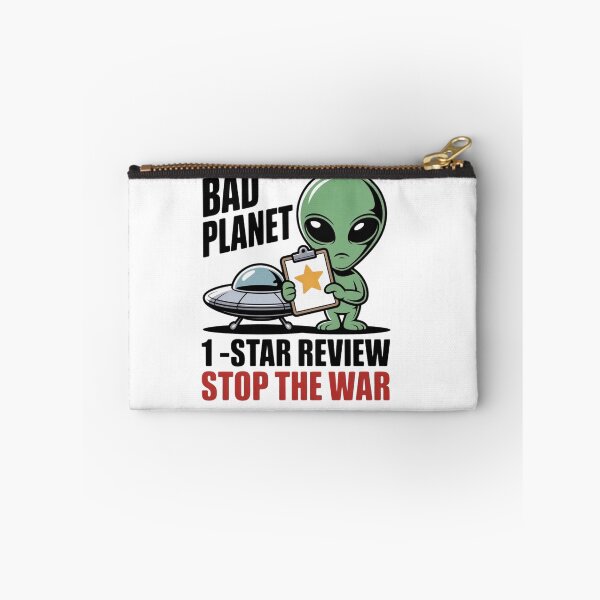Item preview, Cute Extraterrestrial Bad Planet - Introvert Peace Advocate Sticker designed and sold by Mr-wow.