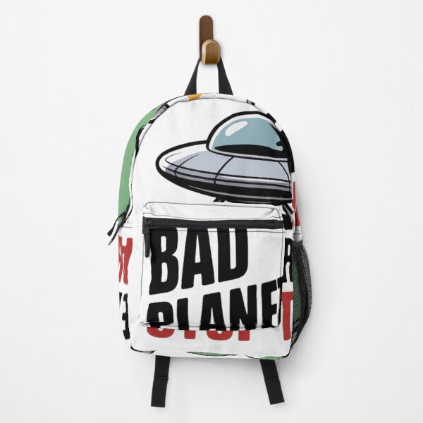 Item preview, Cute Extraterrestrial Bad Planet - Introvert Peace Advocate Sticker designed and sold by Mr-wow.