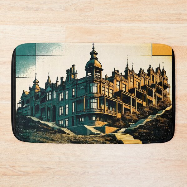 Item preview, Park Terrace Duluth Minnesota - Demolished 1936 | Risograph Duotone Art designed and sold by WAUZ.