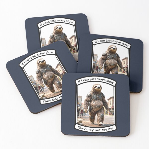 Item preview, Tactical Sloth Zombie Hunter – Move Slow Survival Meme designed and sold by AnimalAirtistry.
