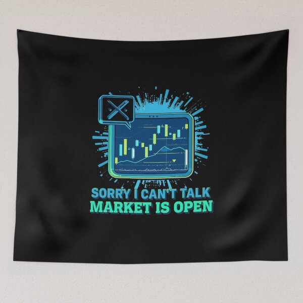 Item preview, Sorry I Can't Talk Market Is Open Trader Shirt designed and sold by KapiPrint.