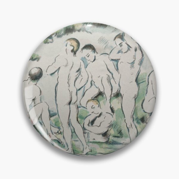 Item preview, The Bathers by Paul Cézanne: Post Impressionist Figurative Art Poster designed and sold by artofuniverse.