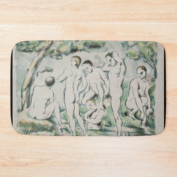 Item preview, The Bathers by Paul Cézanne: Post Impressionist Figurative Art Poster designed and sold by artofuniverse.