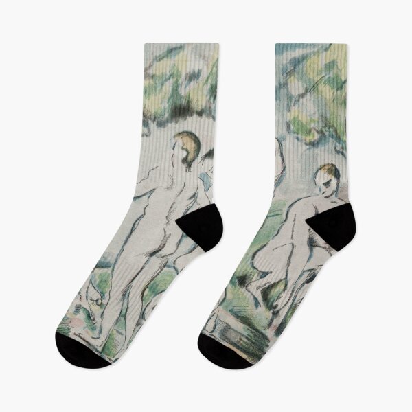 Item preview, The Bathers by Paul Cézanne: Post Impressionist Figurative Art Poster designed and sold by artofuniverse.