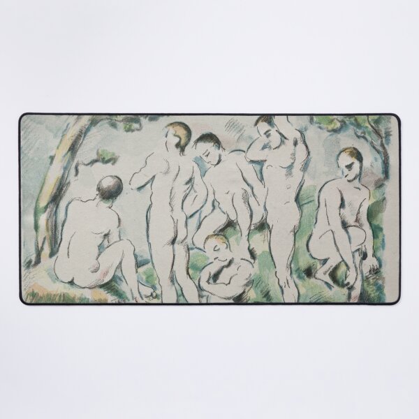 Item preview, The Bathers by Paul Cézanne: Post Impressionist Figurative Art Poster designed and sold by artofuniverse.