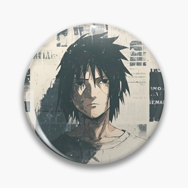 Artikelvorschau, Düstere minimalistische Sasuke Uchiha Grunge-Anime-Kunst entworfen und verkauft von Dyan4.