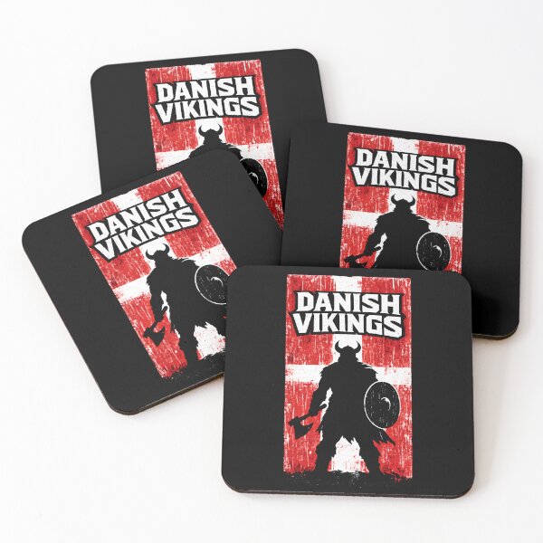 Item preview, Danish Vikings – Viking Warrior Denmark Flag Distressed Nordic Design designed and sold by R3X .