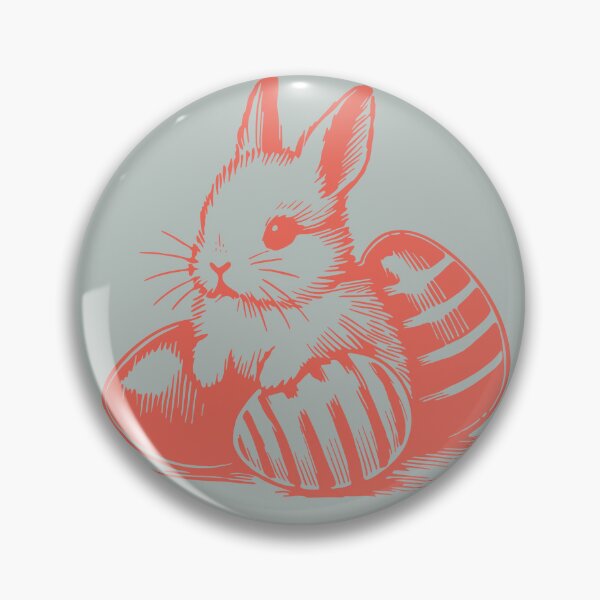 Item preview, Engraved Easter Bunny Spring Illustration designed and sold by Szpaku desart .