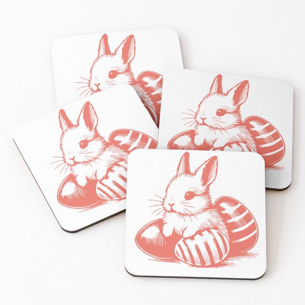 Item preview, Engraved Easter Bunny Spring Illustration designed and sold by Szpaku desart .