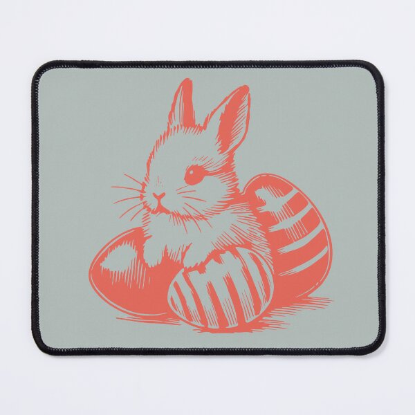Item preview, Engraved Easter Bunny Spring Illustration designed and sold by Szpaku desart .