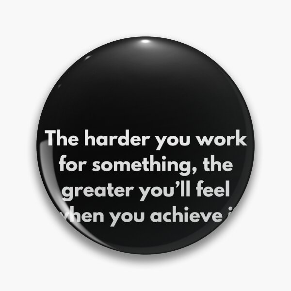Item preview, Hard Work and Achievement - Minimalist Bold Typography designed and sold by nor.