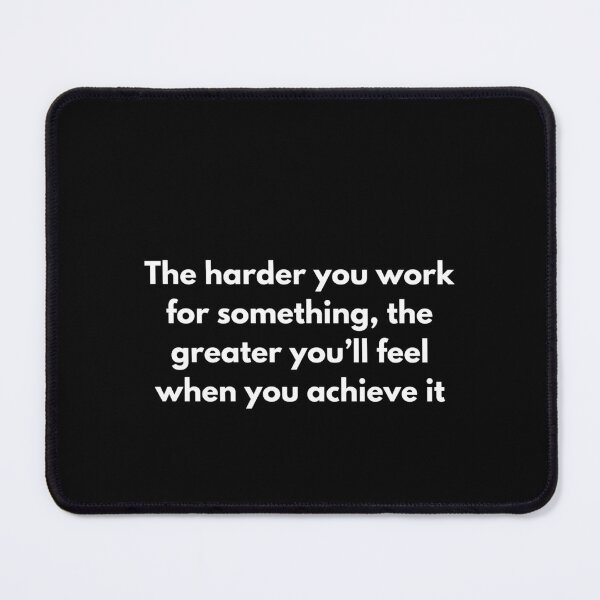 Item preview, Hard Work and Achievement - Minimalist Bold Typography designed and sold by nor.