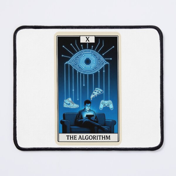 Artikelvorschau, Die Algorithmus-Tarotkarte X Digitales Schicksal entworfen und verkauft von octozap.