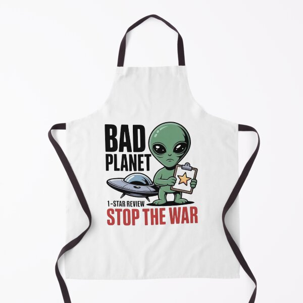 Item preview, Stop The War 1 Star Earth - Funny Sci-Fi Alien Quote designed and sold by Mr-wow.