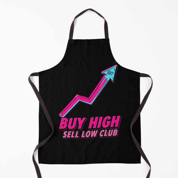 Item preview, Buy High Sell Low Club Funny Trading Shirt designed and sold by KapiPrint.