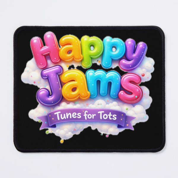 Item preview, Happy Jams Tunes for Tots Colorful 3D Logo designed and sold by Dreamy Armine Art.