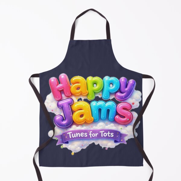 Item preview, Happy Jams Tunes for Tots Colorful 3D Logo designed and sold by Dreamy Armine Art.